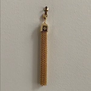 Tory Burch gold tassel